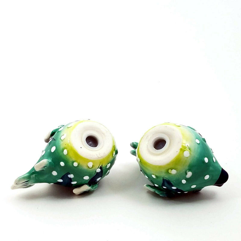 Load image into Gallery viewer, Salt Pepper Set Puffer Fish Collectible Decorative Heather Goldminc Blue Sky