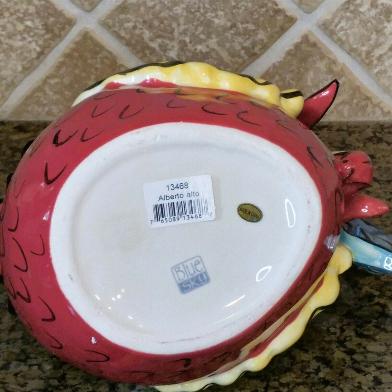 Load image into Gallery viewer, Alberto Alto Rooster Teapot Farm Animal Cermics Tea Pot Home Décor by Blue Sky