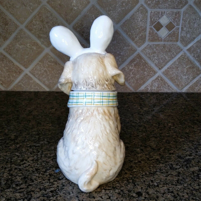 Load image into Gallery viewer, Easter Best Golden Retriever Treat Jar Decorative Home Décor Blue Sky Clayworks