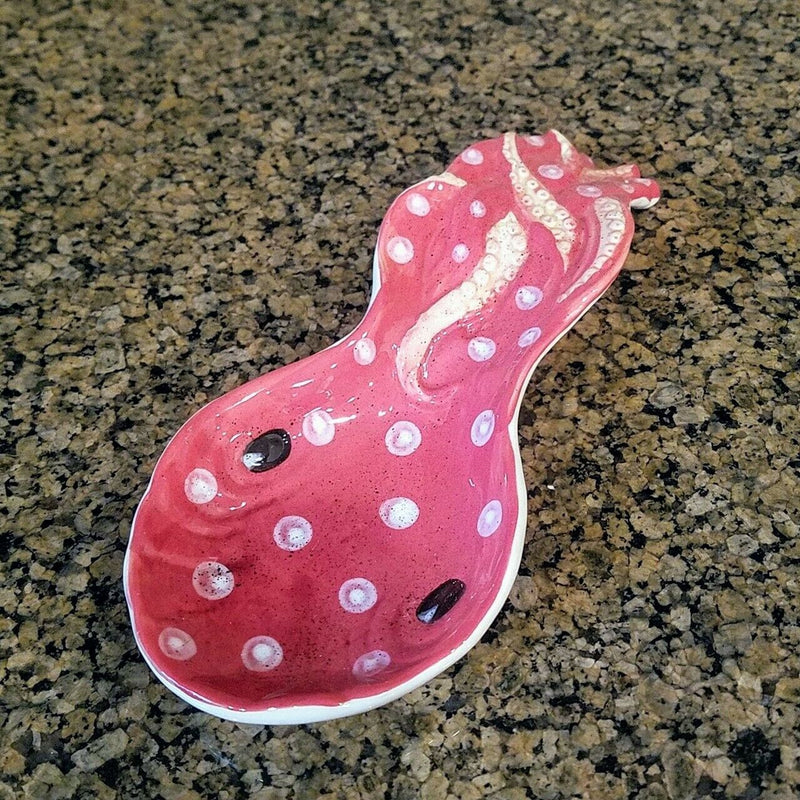 Load image into Gallery viewer, Octopus Spoon Rest by Blue Sky Heather Goldminc Kitchen Decor