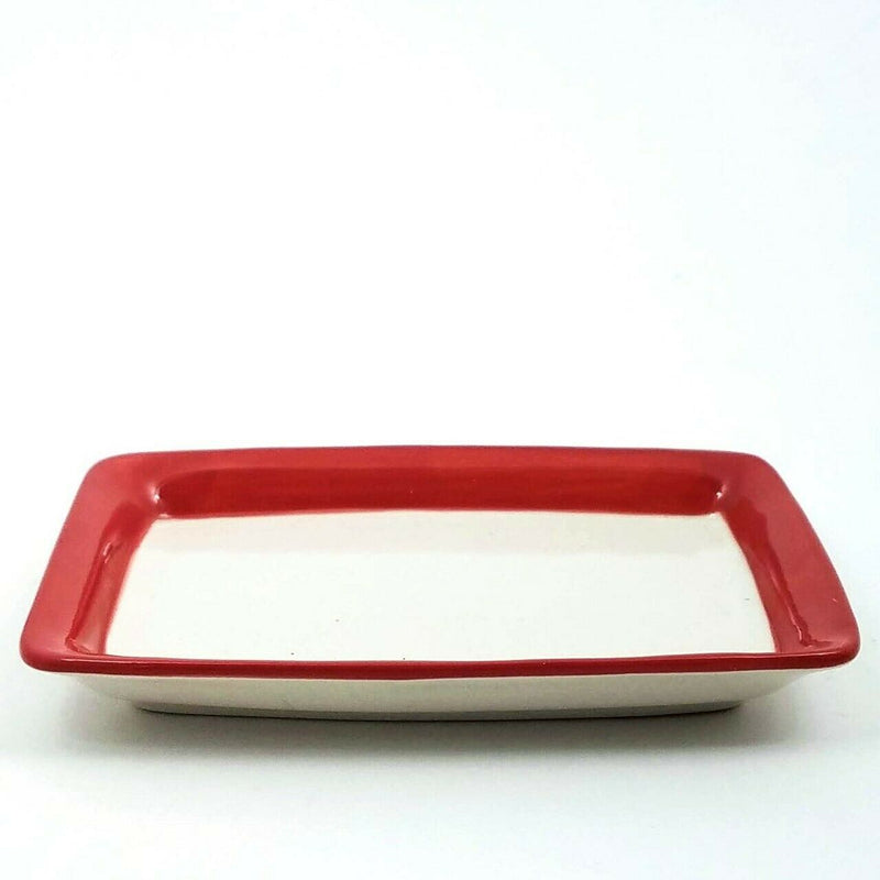 Load image into Gallery viewer, Red Octopus Butter Dish Ceramic Blue Sky Heather Goldminc Kitchen Decor