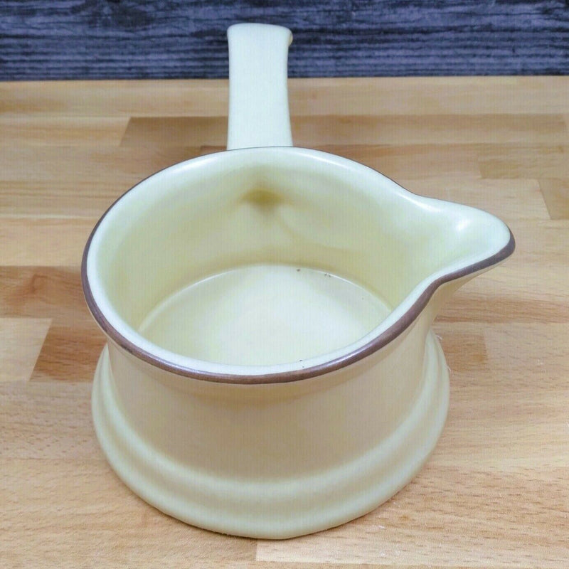 Load image into Gallery viewer, Pfaltzgraff Village Round Gravy Boat with handle and Castle Mark
