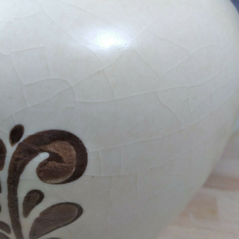 Load image into Gallery viewer, Pfaltzgraff Village Bean Pot One Handle Lid USA 70 Pottery Décor Castle Mark