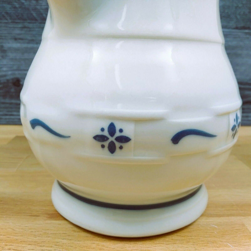 Load image into Gallery viewer, Longaberger Pitcher 32 oz 1qt Woven Traditions Classic Blue Carafe