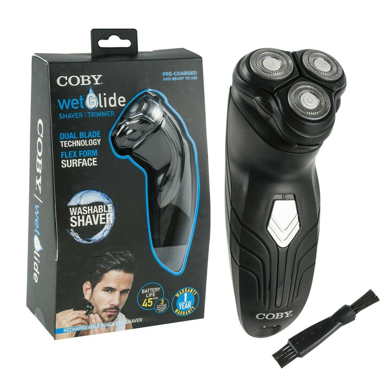 Load image into Gallery viewer, Coby 3 Head Wet Glide Shaver Trimmer Cordless Rechargeable For Face And Body $19.99