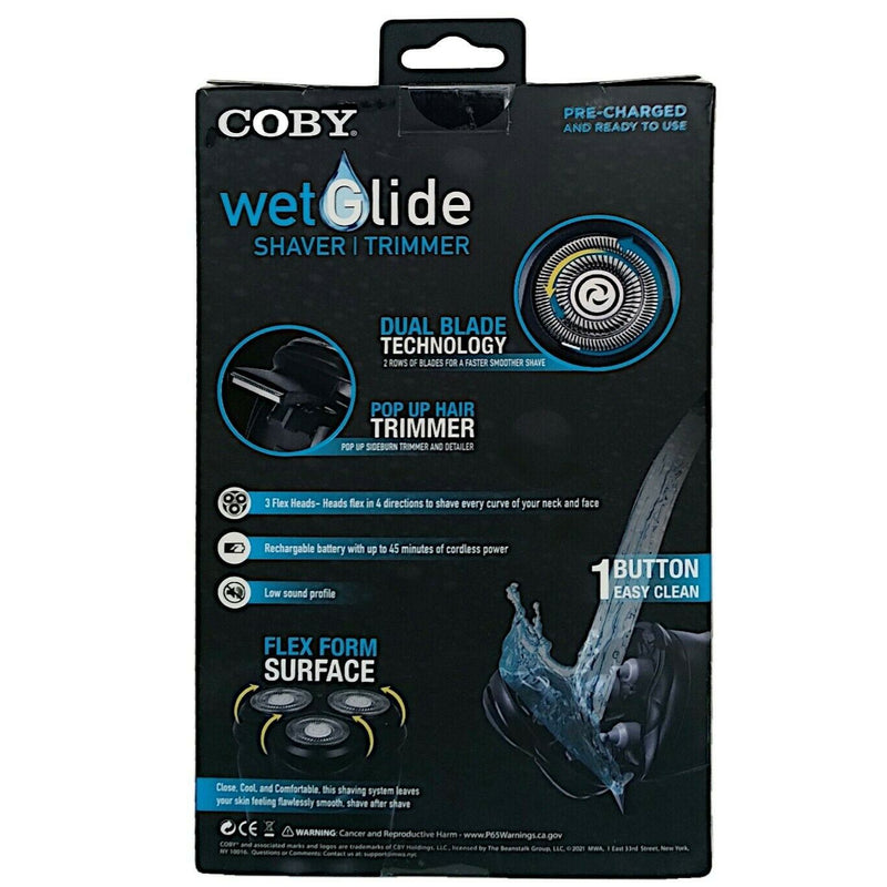 Load image into Gallery viewer, Coby 3 Head Wet Glide Shaver Trimmer Cordless Rechargeable For Face And Body $19.99