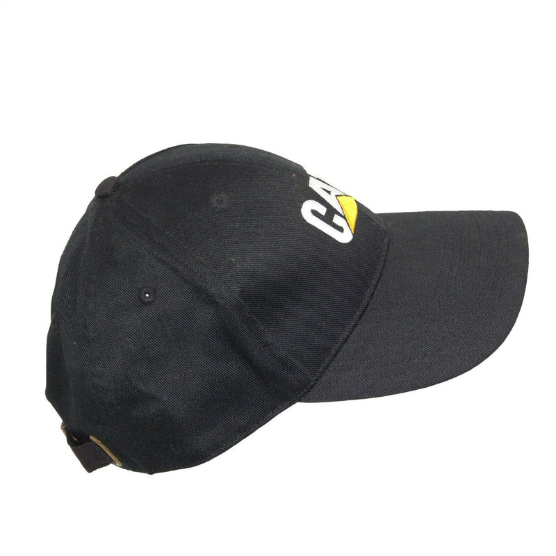 Load image into Gallery viewer, Caterpillar CAT Hat 5 Panel Adjustable Black Ball Cap