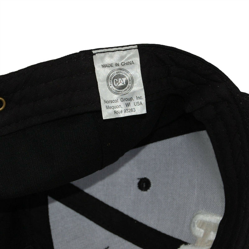 Load image into Gallery viewer, Caterpillar CAT Hat 5 Panel Adjustable Black Ball Cap