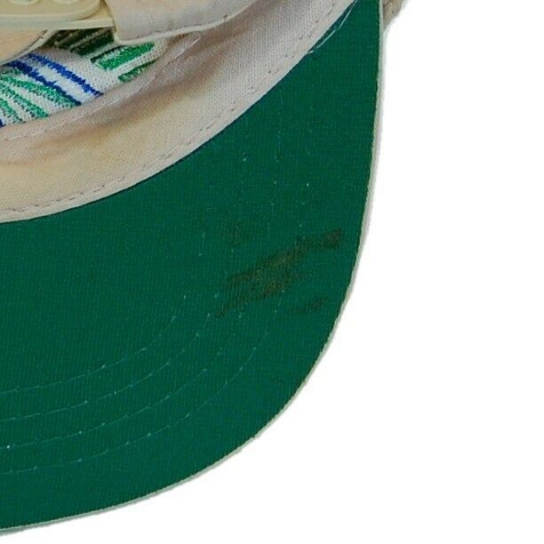 Load image into Gallery viewer, Unity Grain and Supply Co Hat 5 Panel Ball Cap Light Tan Snapback Adjustable