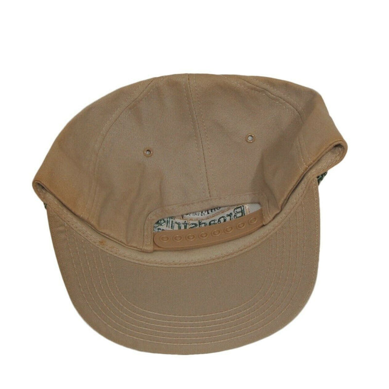 Load image into Gallery viewer, Broadstrike Weed Control Farm Hat 5 Panel Ball Cap Tan Adjustable DowElanco