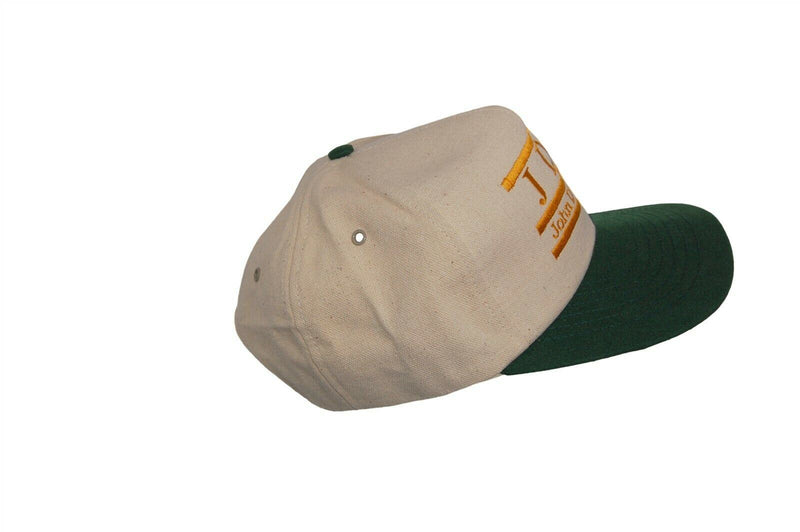Load image into Gallery viewer, John Deere Credit Green Hat Farming 5 Panel Cap Snapback Green Brim Gold Letters