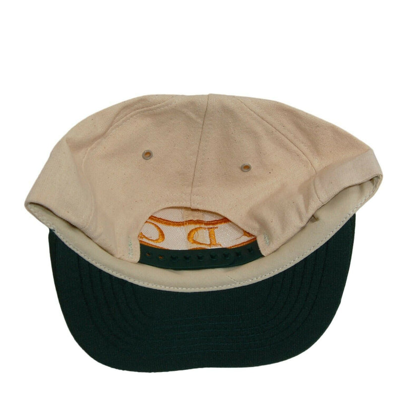 Load image into Gallery viewer, John Deere Credit Green Hat Farming 5 Panel Cap Snapback Green Brim Gold Letters