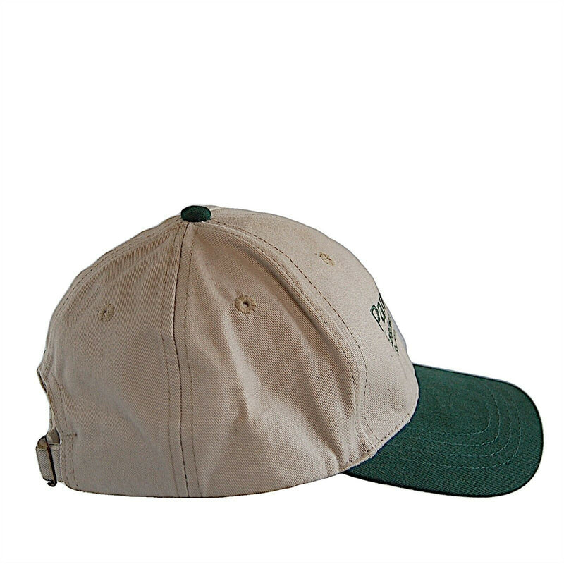Load image into Gallery viewer, Panhandle Eastern Pipe Line Hat 5 Panel Ball Cap Tan with Green Brim Adjustable