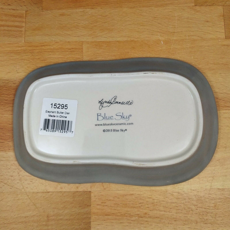 Load image into Gallery viewer, Elephant Butter Dish Ceramic by Blue Sky Lynda Corneille Kitchen Decorative