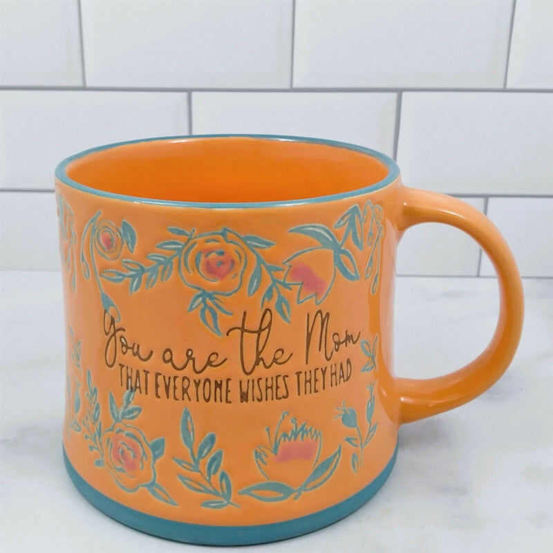 Load image into Gallery viewer, Mom Saying Coffee Mug Ceramic Beverage Tea Cup 17oz 500ml by Blue Sky