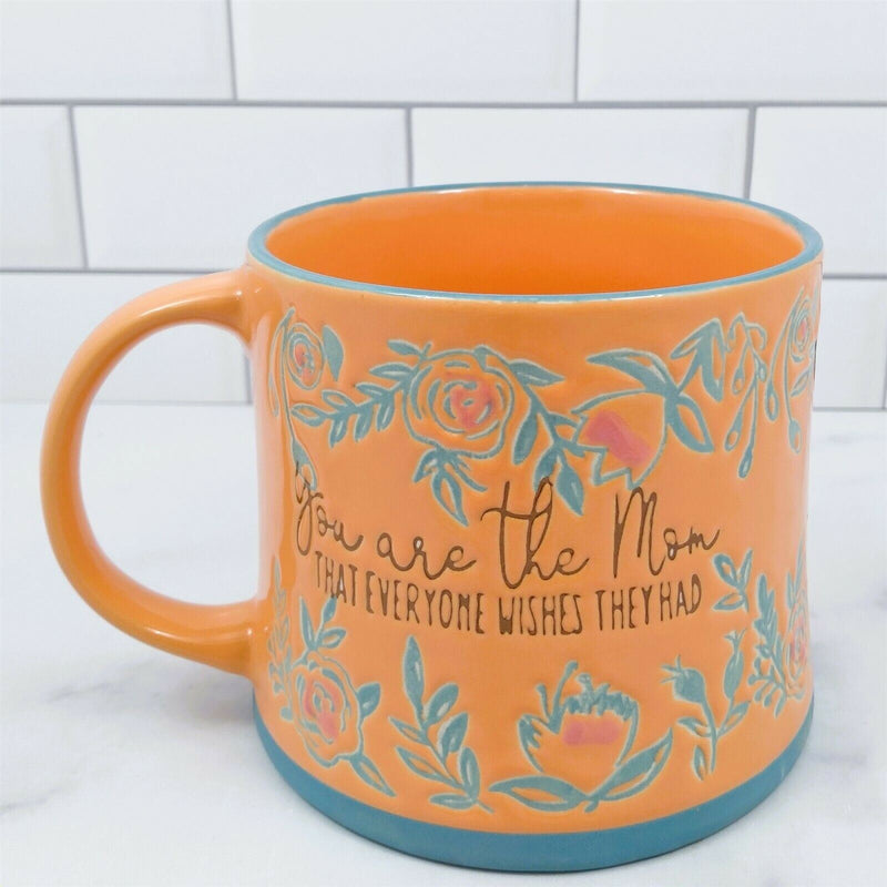 Load image into Gallery viewer, Mom Saying Coffee Mug Ceramic Beverage Tea Cup 17oz 500ml by Blue Sky
