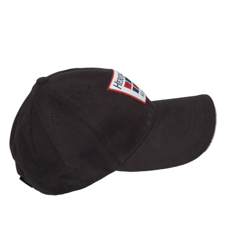 Load image into Gallery viewer, Heritage Seeds Genuity Hat Roundup Ready Diener Soybeans 5 Panel Ball Cap Black