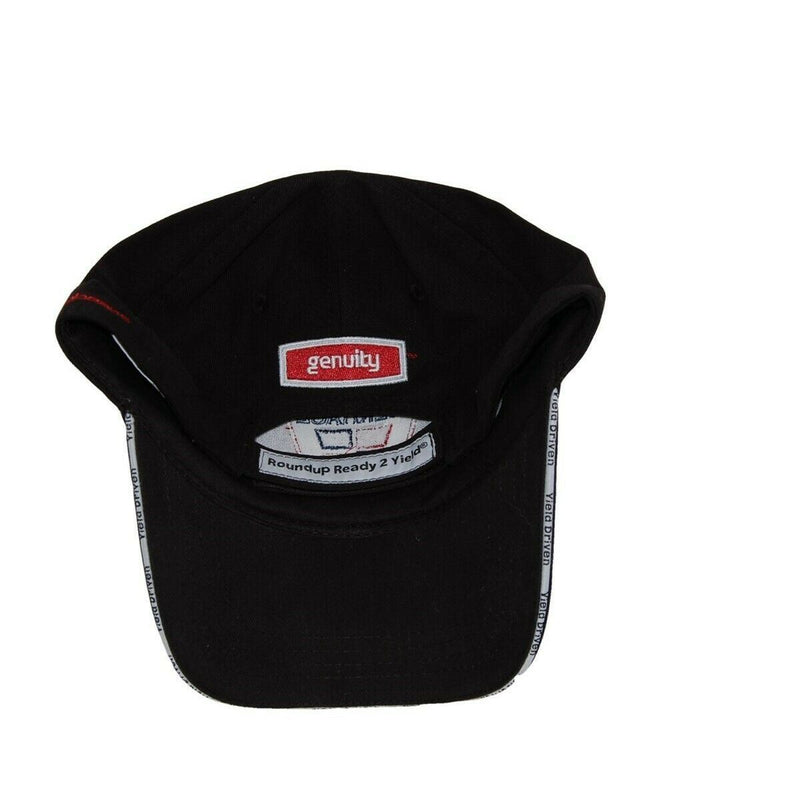 Load image into Gallery viewer, Heritage Seeds Genuity Hat Roundup Ready Diener Soybeans 5 Panel Ball Cap Black