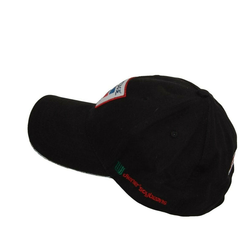 Load image into Gallery viewer, Heritage Seeds Genuity Hat Roundup Ready Diener Soybeans 5 Panel Ball Cap Black