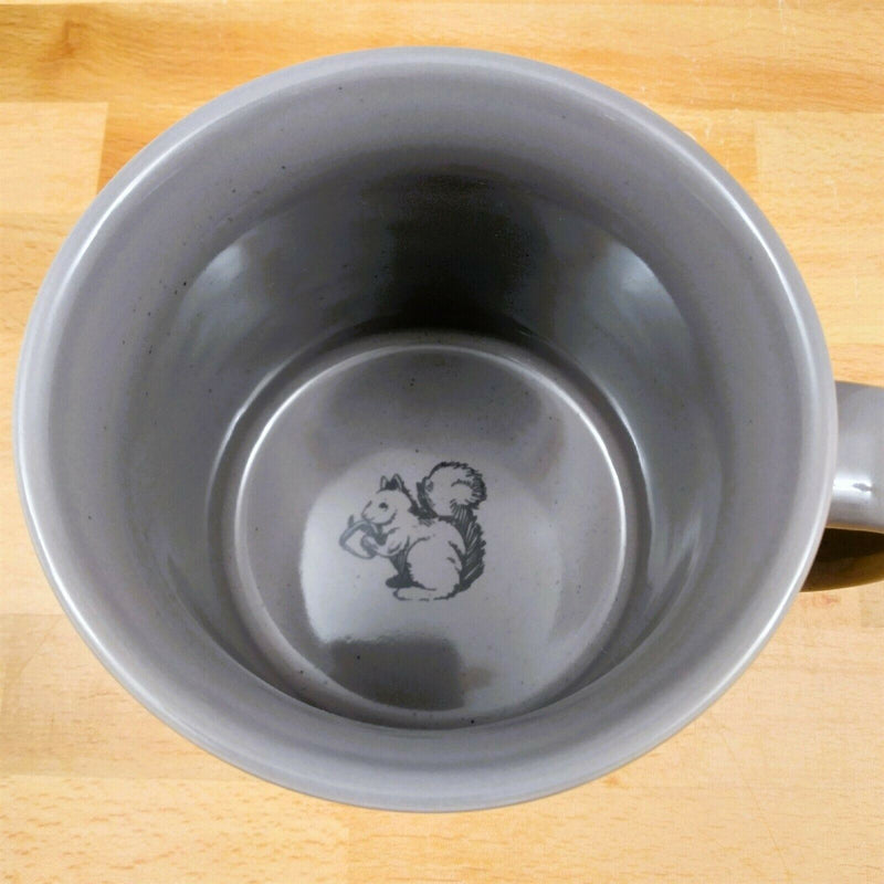 Load image into Gallery viewer, Squirrel Design Coffee Mug 21oz in Warm Gray 621ml Stoneware Tea Cup