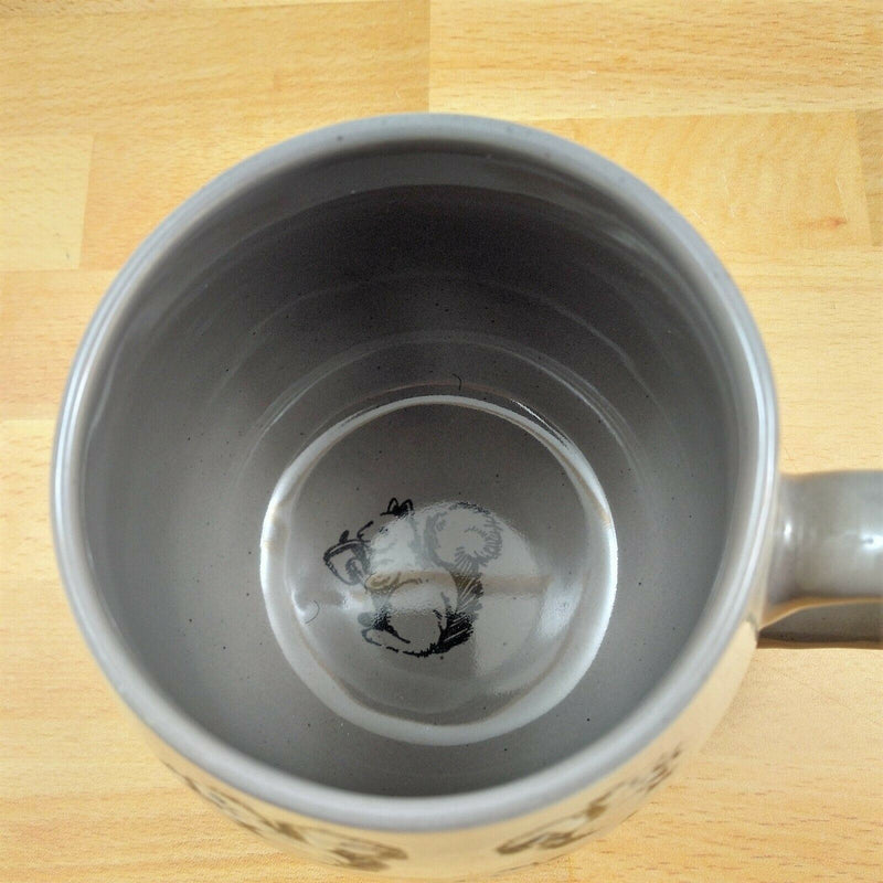 Load image into Gallery viewer, Squirrel Design Coffee Mug 20oz in Warm Gray 591ml Stoneware Tea Cup