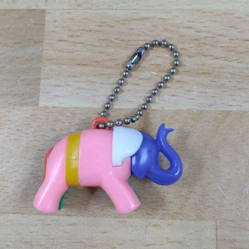 Load image into Gallery viewer, Elephant Plastic Keychain Puzzle Vending Charm Gumball Machine 1960'S