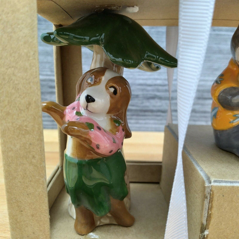 Load image into Gallery viewer, Hawaiian Dogs Salt Pepper Set Collectible by Blue Sky Clayworks