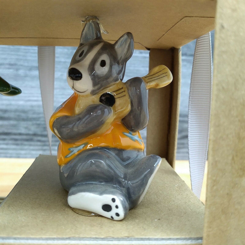 Load image into Gallery viewer, Hawaiian Dogs Salt Pepper Set Collectible by Blue Sky Clayworks