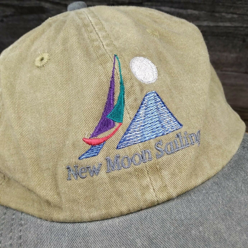 Load image into Gallery viewer, New Moon Rising Sailing 5 Panel Ball Cap Adjustable Hat