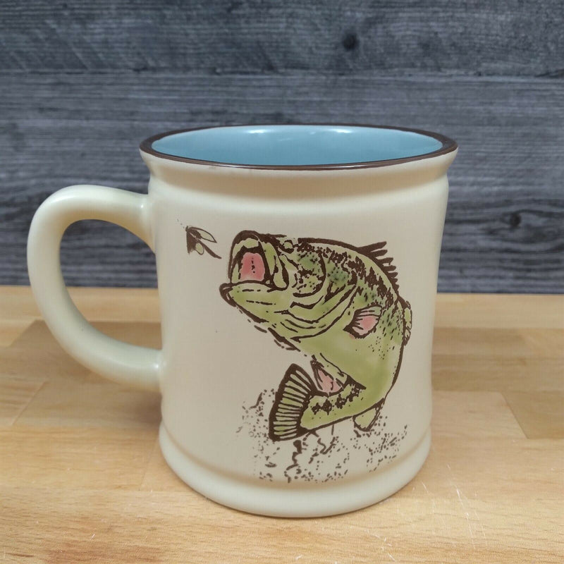 Load image into Gallery viewer, Jumping Rainbow Trout Fish Coffee Mug 18oz (532ml) Beverage Cup