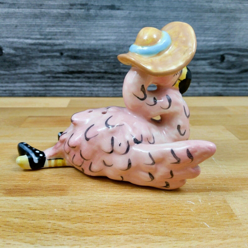 Load image into Gallery viewer, Pink Flamingos Salt and Pepper Set Collectible Ceramic by Blue Sky Goldminc