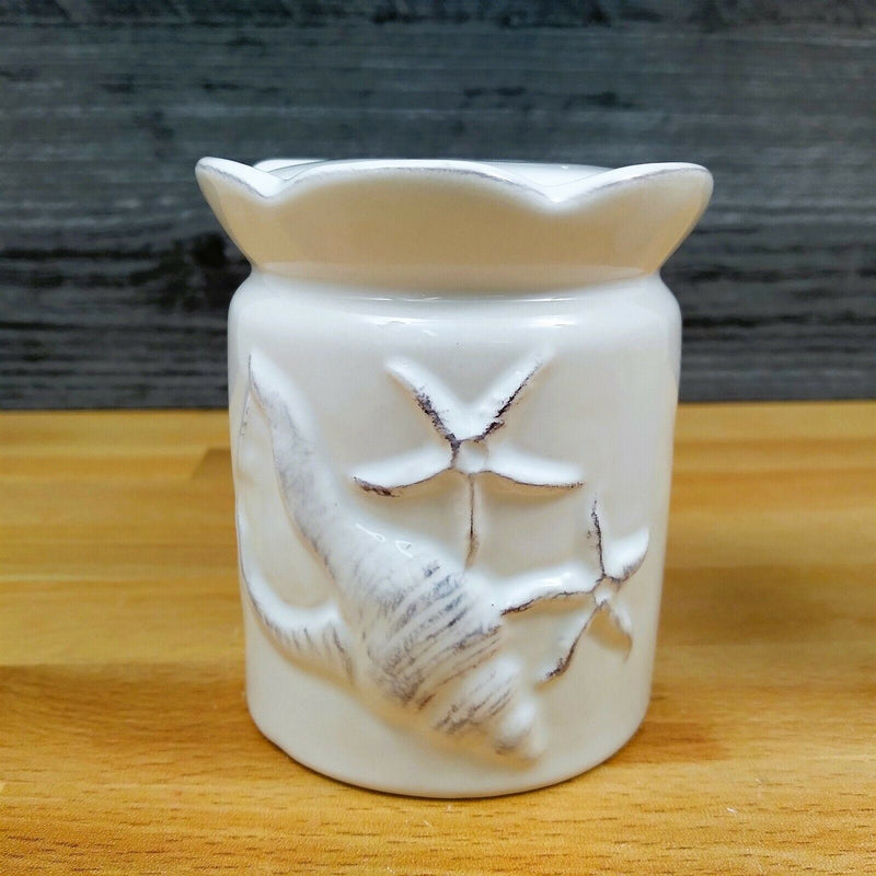 Load image into Gallery viewer, Laguna Nautical Salt Pepper Set White Shells Nautical Sea Décor by Blue Sky