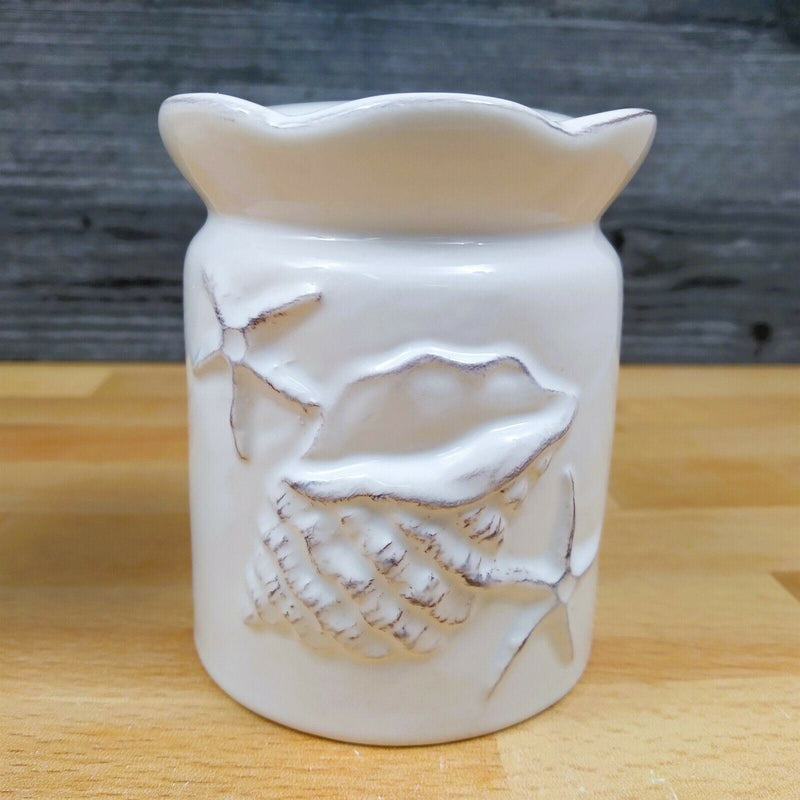 Load image into Gallery viewer, Laguna Nautical Salt Pepper Set White Shells Nautical Sea Décor by Blue Sky