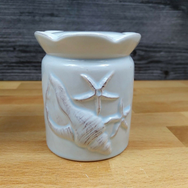 Load image into Gallery viewer, Laguna Nautical Salt Pepper Set Blue Shells Nautical Sea Décor by Blue Sky