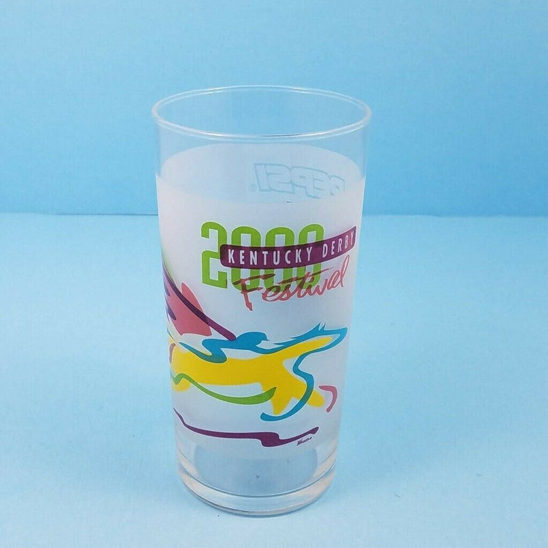 Load image into Gallery viewer, Kentucky Derby Festival 2000 Pegasus Mint Julep Beverage Drinking Glass Pepsi