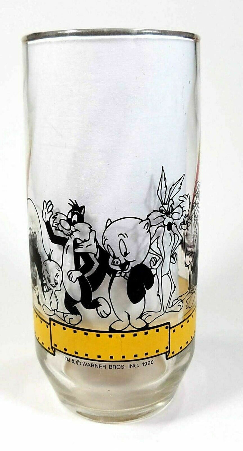 Load image into Gallery viewer, Bugs Bunny Glass 50th Anniversary Happy Birthday Drinking Clear Tumbler 16oz