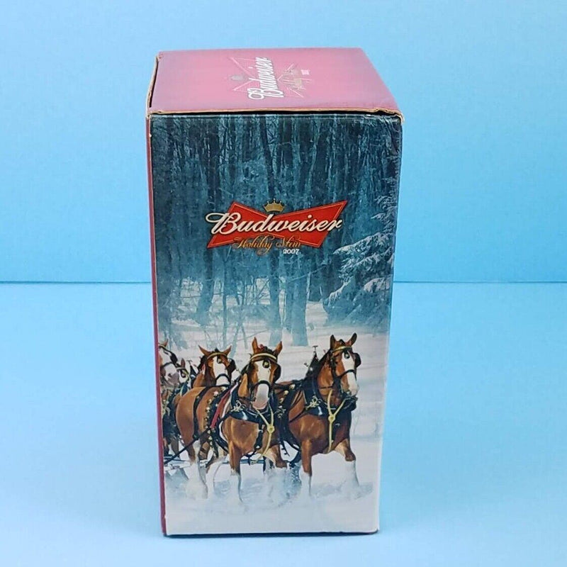 Load image into Gallery viewer, Budweiser Stein Christmas 2007 Mug with Gift Box and COA Winter's Calm CS678