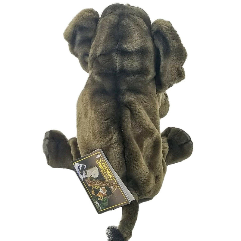 Load image into Gallery viewer, Elephant Hand Puppet Full Body Doll Hansa Real Looking Plush Animal Learning Toy