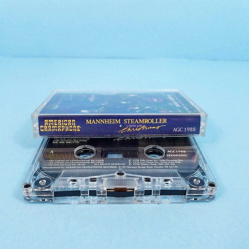 Load image into Gallery viewer, Mannheim Steamroller A Fresh Aire Christmas Cassette Tape AGC-1988
