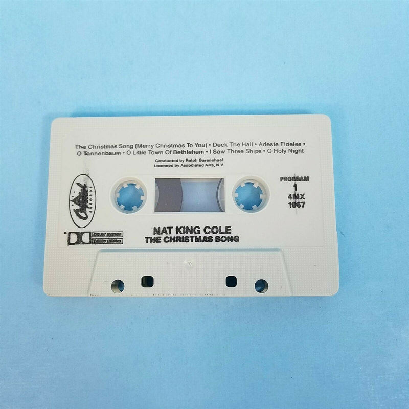 Load image into Gallery viewer, Nat King Cole Christmas Songs Cassette C4-46318 Capital Records 1980