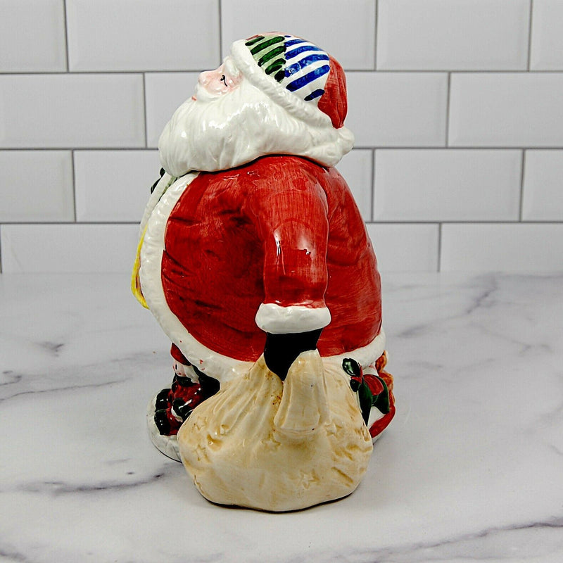 Load image into Gallery viewer, Santa Claus World Bazaars Teapot With Christmas Tree And Gifts Presents Ceramic 1