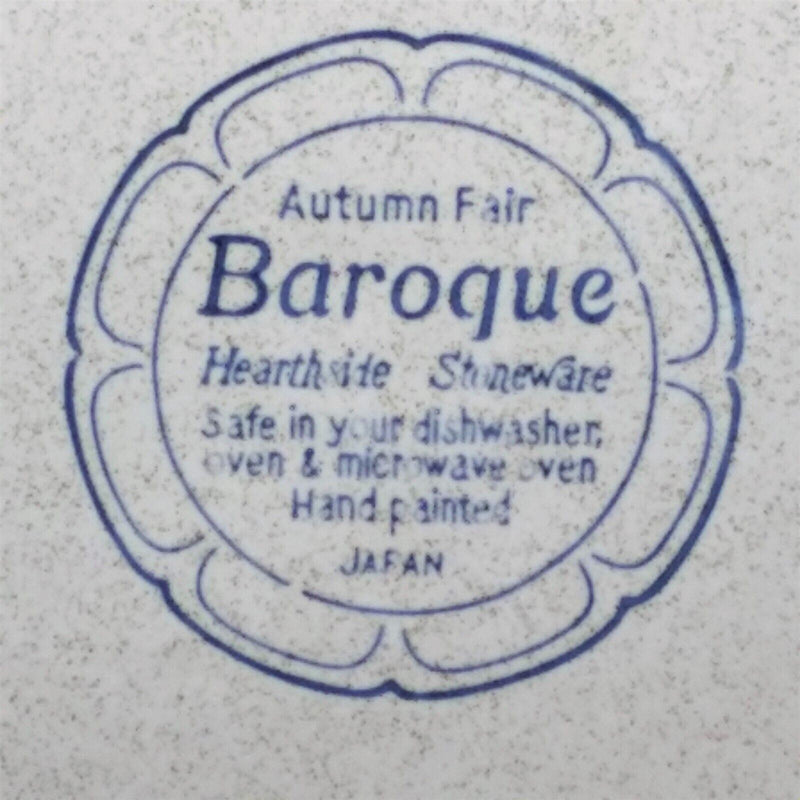 Load image into Gallery viewer, Hearthside Autumn Fair Baroque Set of 2 Dinner Plates 10” 27cm Floral Tableware
