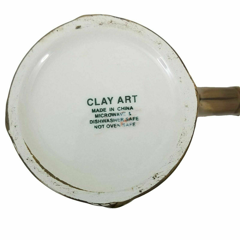 Load image into Gallery viewer, Coffee Mug Pen Pencil Holder with Wicker Style Handle Ceramic Tea Cups 14 oz