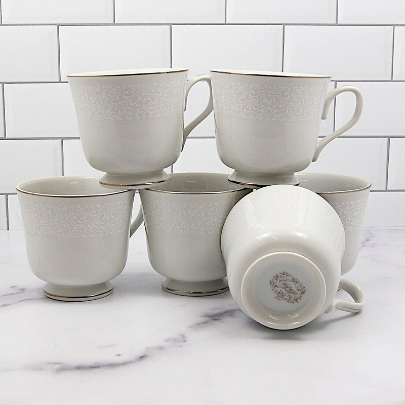Load image into Gallery viewer, Empress Crown Victoria Collection Japan Set of 6 Coffee Tea Cup Mug No Saucers