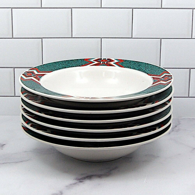 Load image into Gallery viewer, Gibson Design Mojave Set of 6 Rim Coupe Soup Cereal Bowl Diameter 8 1/8" 21.5cm