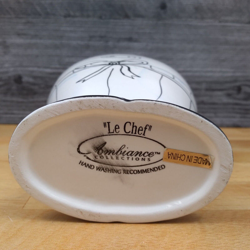 Load image into Gallery viewer, Le Chef Hand Painted Olive Oil Collectible Ambiance Figurine Kitchen 10.5”