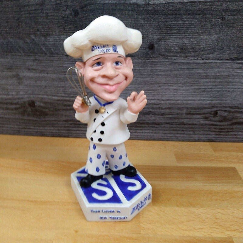Load image into Gallery viewer, Abbott Sysco Master Chef Bobblehead Heroes Doll Nodder Souvenir Advertising