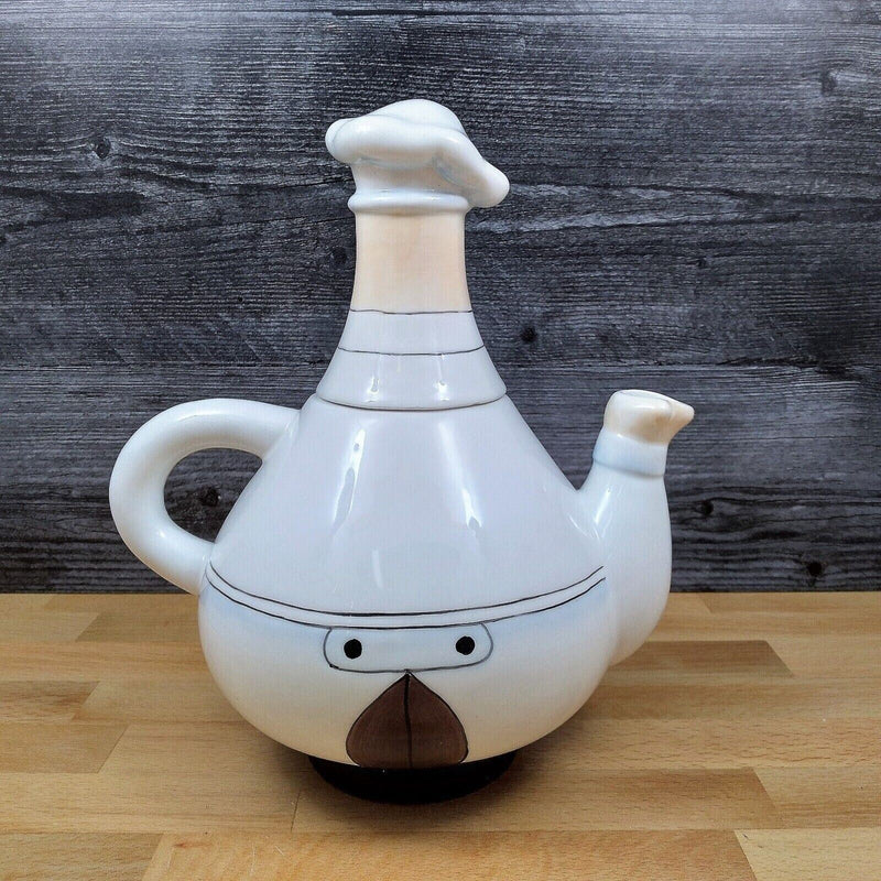 Load image into Gallery viewer, Italian Chef Tracy Flickenger Ceramic Teapot Kitchen Decor Bella Casa by Ganz