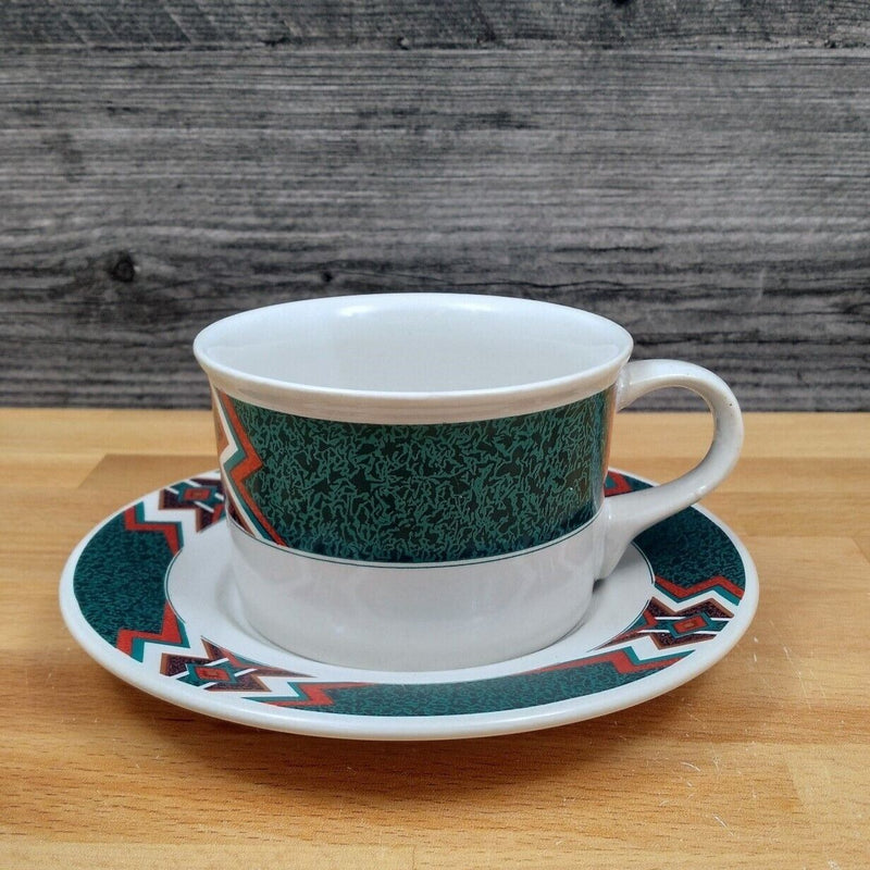 Load image into Gallery viewer, Gibson Design Mojave Set of 4 Saucer and Cups for Tea or Coffee Mug