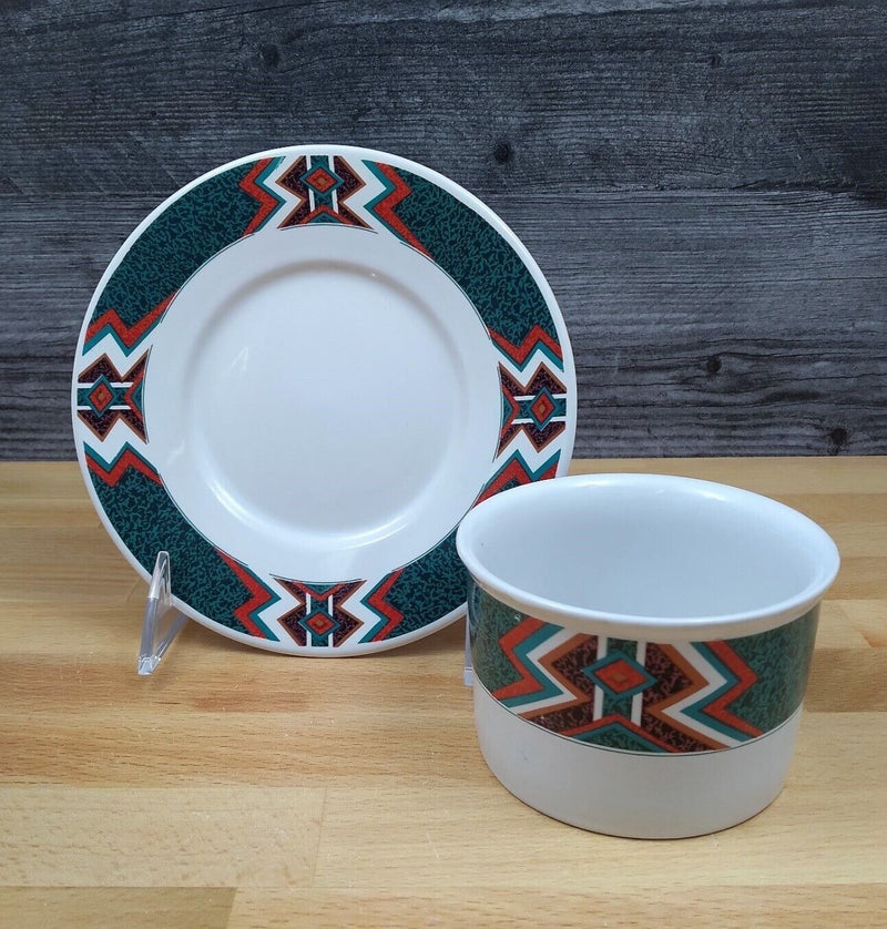 Load image into Gallery viewer, Gibson Design Mojave Set of 4 Saucer and Cups for Tea or Coffee Mug